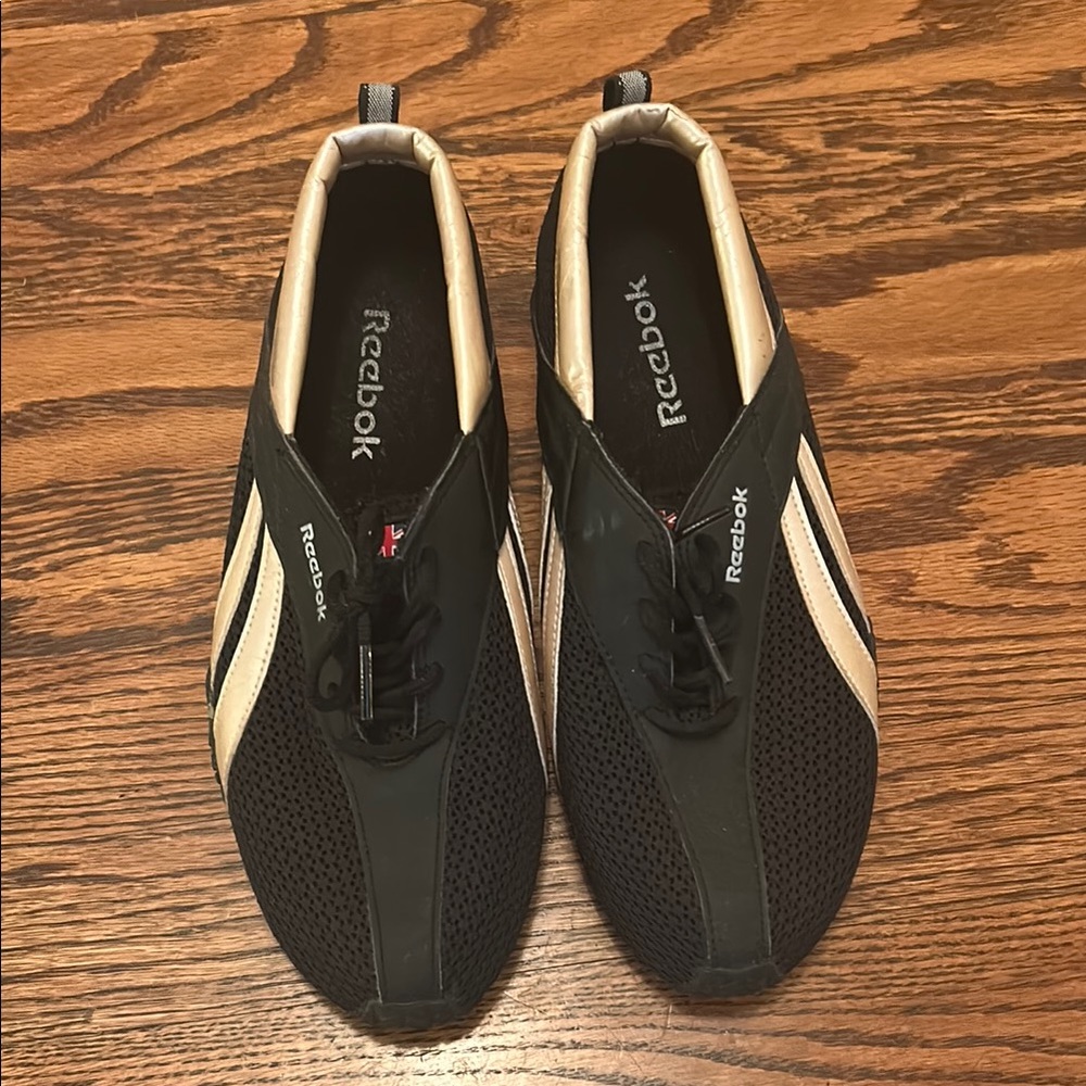 Reebok Women’s Black and Cream Shoes